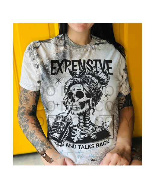 Expensive and Talks Back Graphic Tee