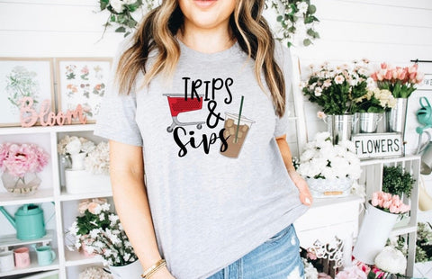 Trips and Sips Graphic Tee