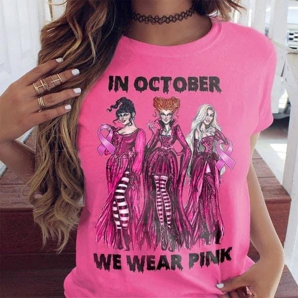 Witchy Pink Ribbon Tee