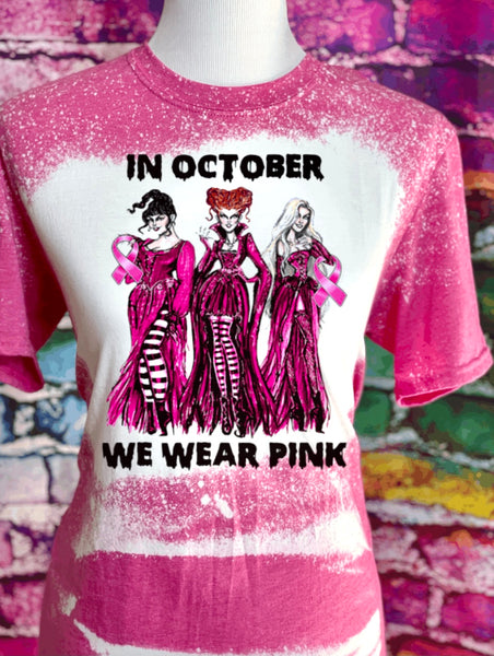 Witchy Pink Ribbon Tee